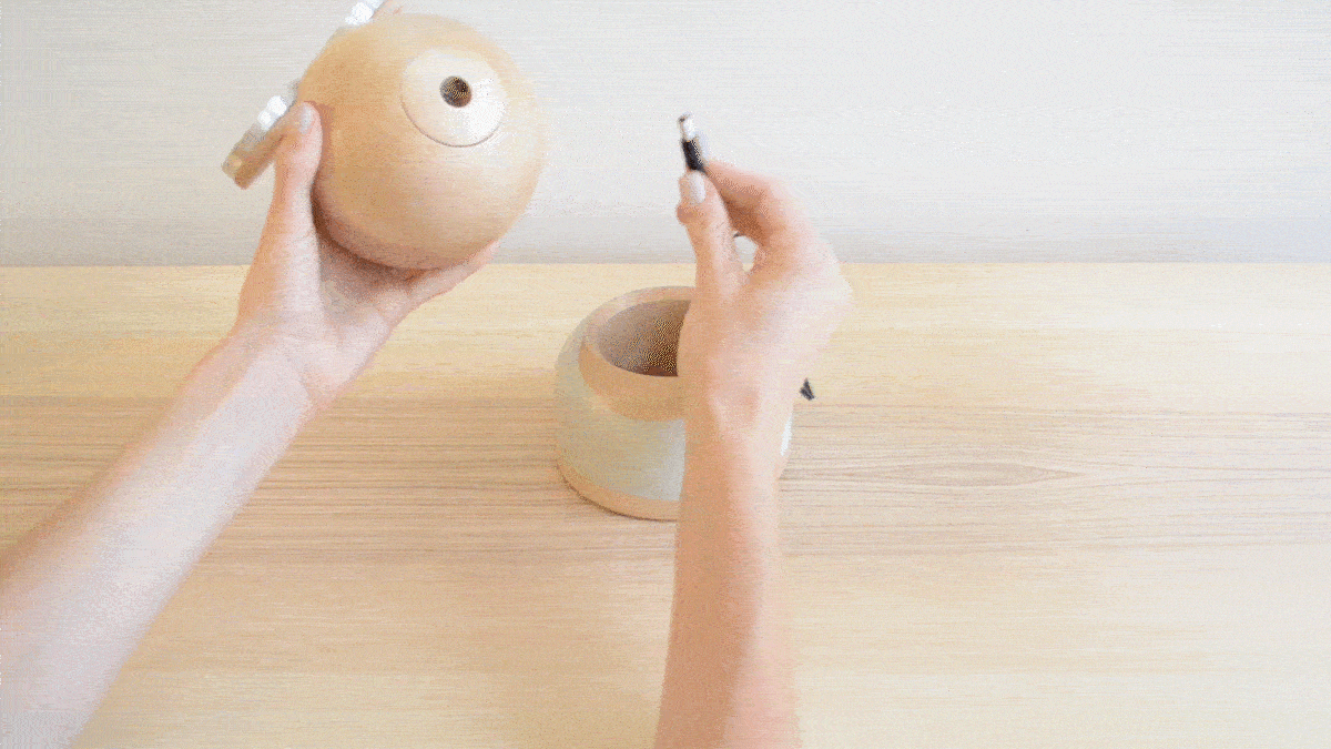 GoggleLamp Mr Watt | Tafellamp Hout