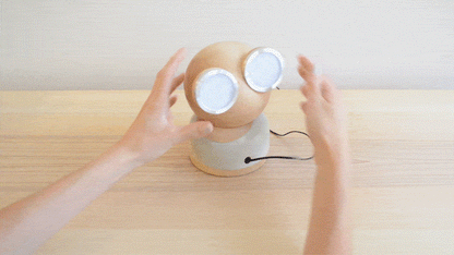 GoggleLamp Mr Watt | Tafellamp Hout
