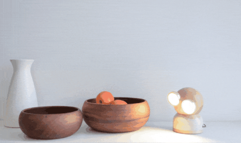 GoggleLamp Mr Watt | Tafellamp Hout