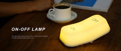 ON-OFF Lamp Geel