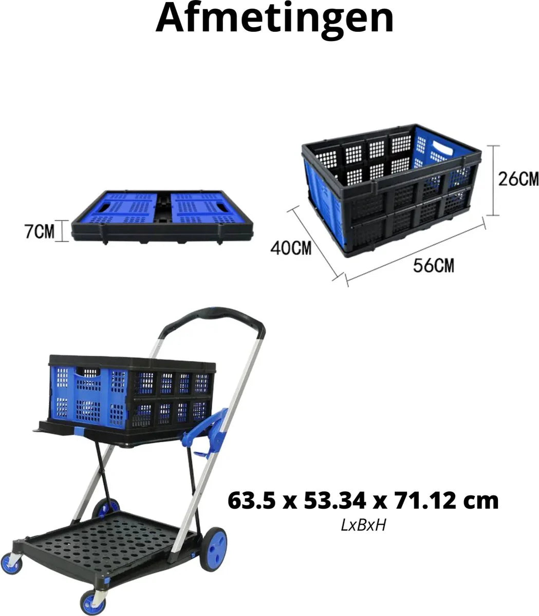 KENO Opvouwbare winkelwagen