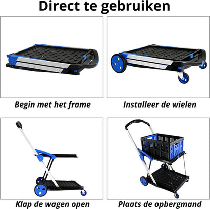 KENO Opvouwbare winkelwagen