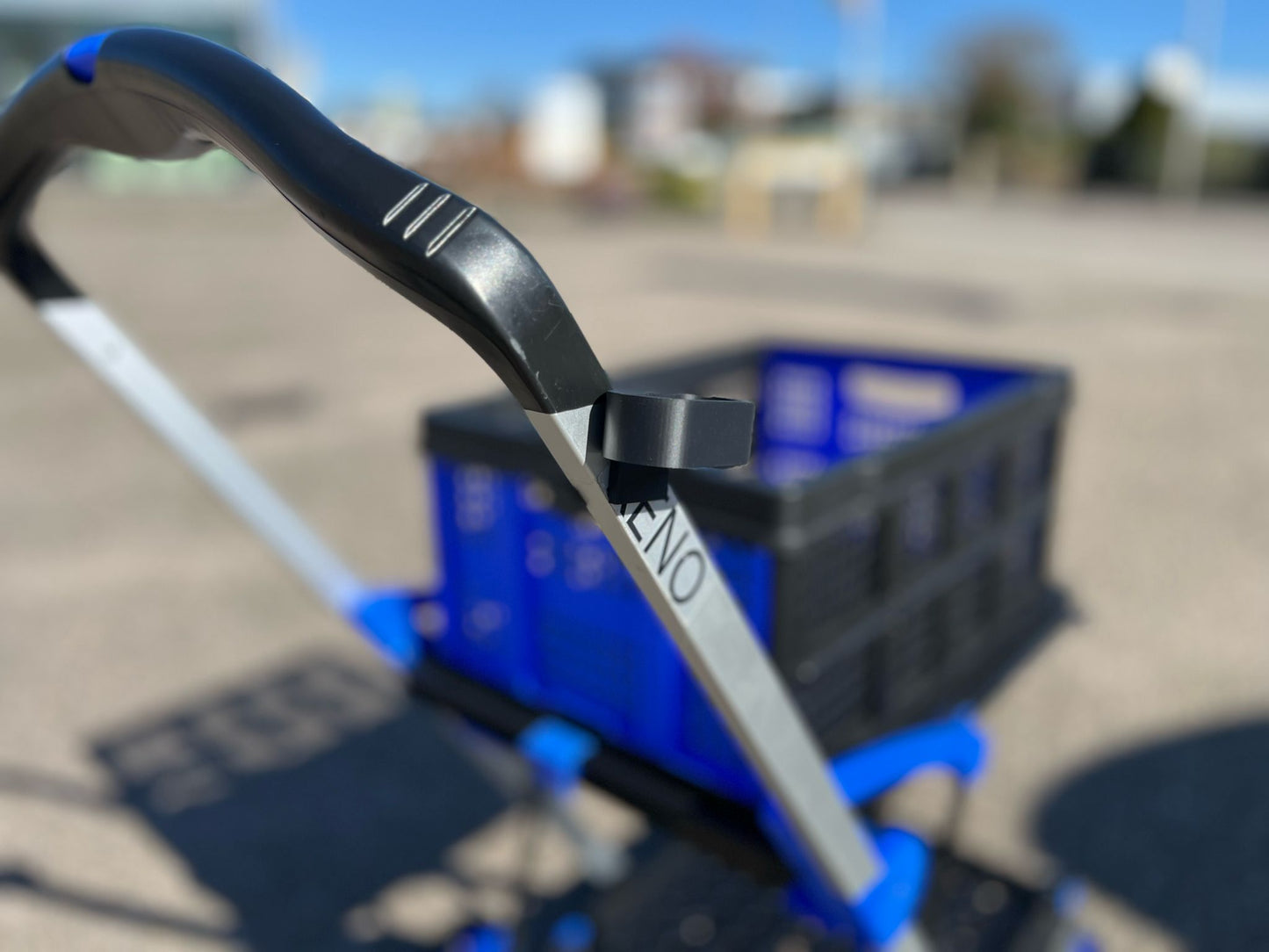 Zelfscan houder voor de KENO Opvouwbare winkelwagen