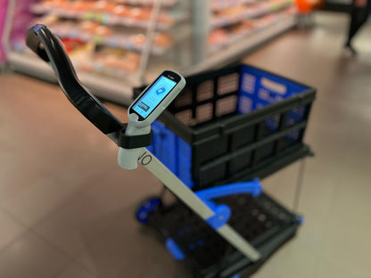 Zelfscan houder voor de KENO Opvouwbare winkelwagen