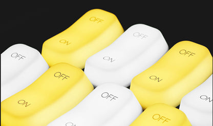 ON-OFF Lamp Geel