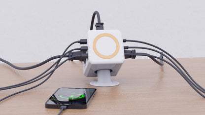 PowerCube PD USB-C 80W + Wireless Magnetic Charging